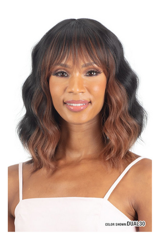 Buy dual-30 MAYDE - MOCHA HUMAN HAIR BLEND WIG DELIGHT