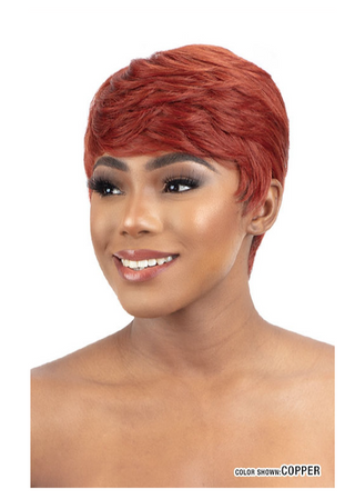 MAYDE - MOCHA HUMAN HAIR BLEND WIG JAVA