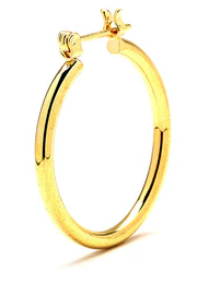 JOY JEWELRY - Gold Premium Hoop Earrings GDP08