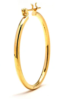 JOY JEWELRY - Gold Premium Hoop Earrings GDP10