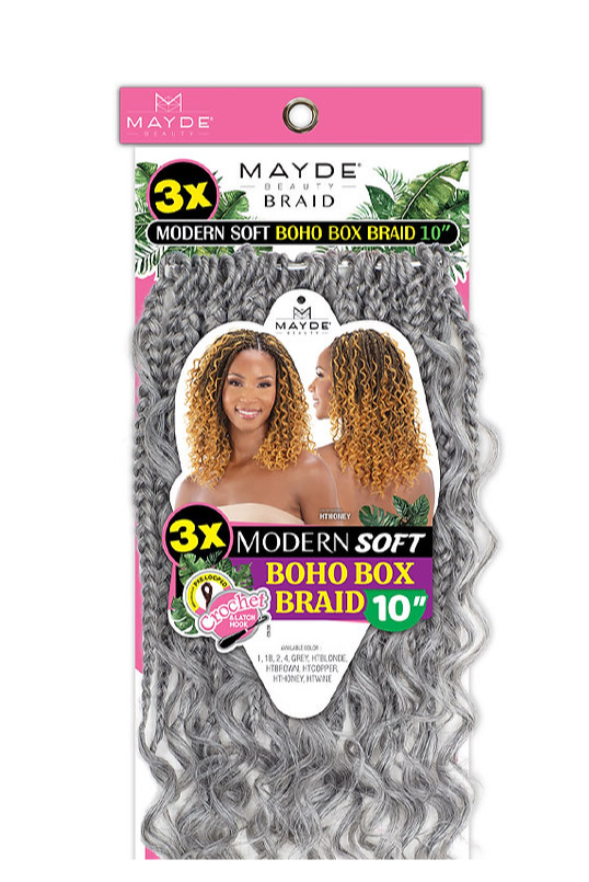 MAYDE - 3X MODERN SOFT BOHO BOX BRAID 10