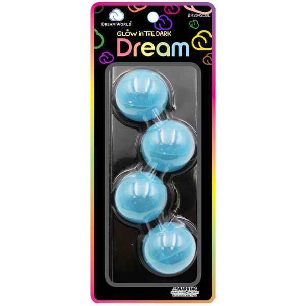 DREAM WORLD - Jumbo Hair Knocker 42MM 2PC BLUE
