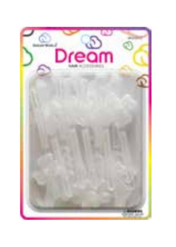 DREAM WORLD - Hair Barrettes JUMBO MIX 2 ASSORTED 12PCs