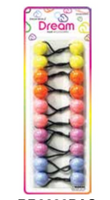 DREAM WORLD - Hair Knockers Ball PASTEL 10PCs