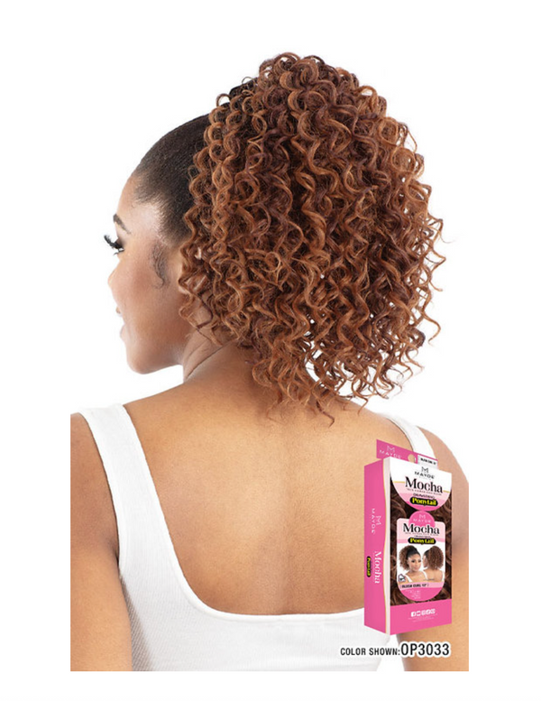 MAYDE - MOCHA PONYTAIL BLUSH CURL 12