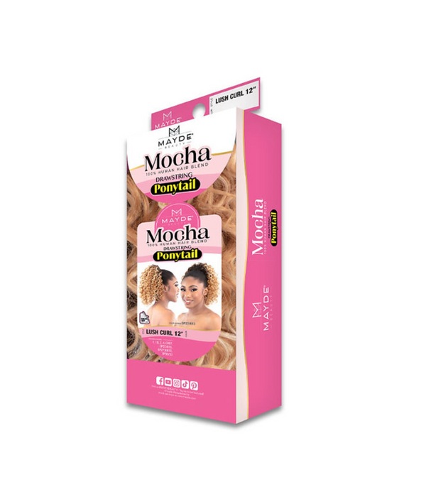 MAYDE - MOCHA PONYTAIL LUSH CURL 12