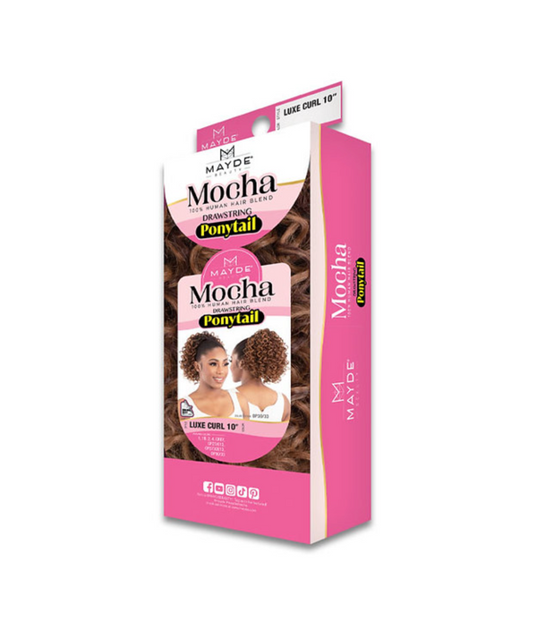 MAYDE - MOCHA PONYTAIL LUXE CURL 10
