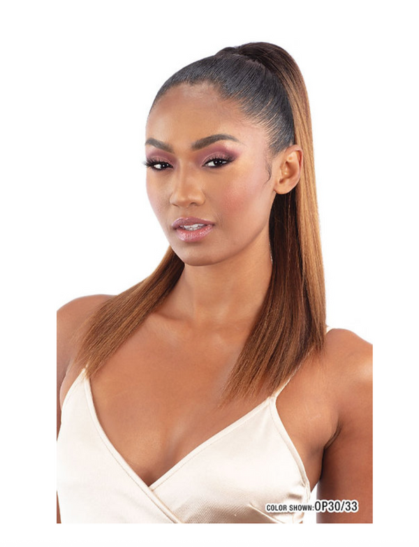 MAYDE - MOCHA PONYTAIL STRAIGHT 18