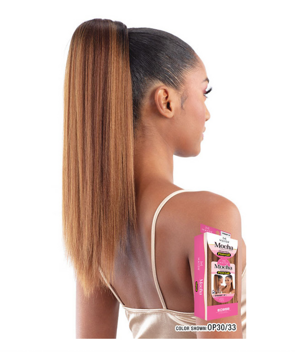 MAYDE - MOCHA PONYTAIL STRAIGHT 18