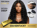 PINK LEMON - GOLD 100% UNPROCESSED VIRGIN REMI HUMAN 5X6 FULL LACE WIG KENTUCKY