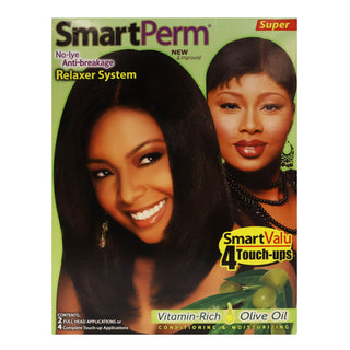 Smart Perm - No-Lye Anti-Breakage Relaxer System 4 Touch-Up SUPER