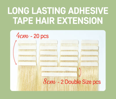 LISSOME - 100% REMY HUMAN HAIR TAPE-IN STRAIGHT 18