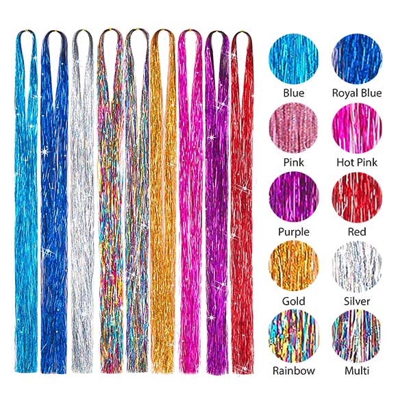 MAGIC COLLECTION - Hair Extensions Tinsel ASSORTED