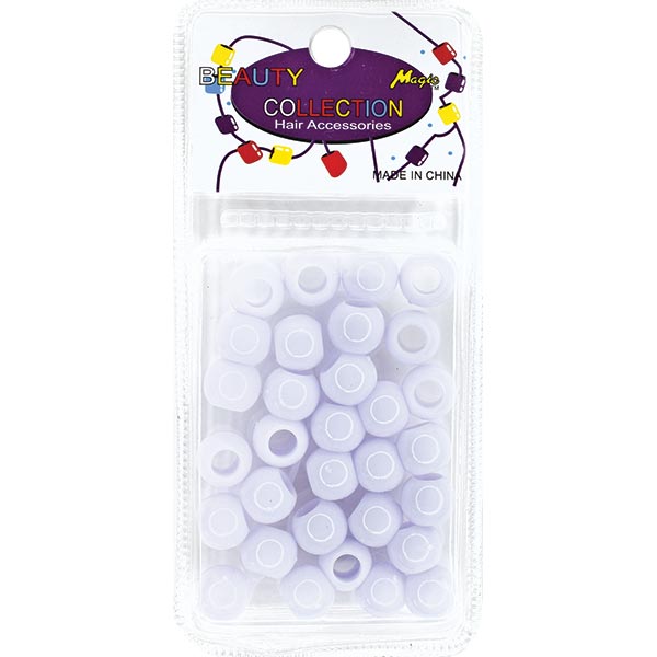 BEAUTY COLLECTION - Regular Round Bead 14mm 1 Tone WHITE #TON2WHI