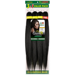 URBAN BEAUTY - Queen B Pre-Stretched Braiding Hair 7X Pack 50