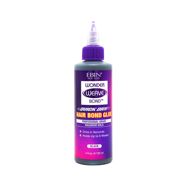 EBIN - WONDER WEAVE BOND HAIR BOND GLUE - BLACK