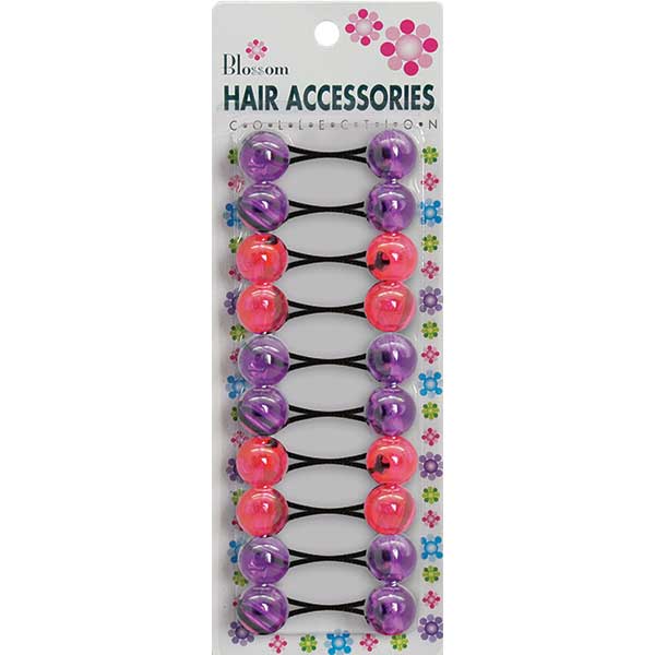 BLOSSOM - Hair Accessories Hair Knockers 10PCs Clear Assorted #PPP01-02M9