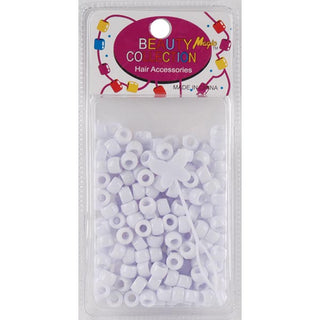 BEAUTY COLLECTION - Small Round Hair Bead White