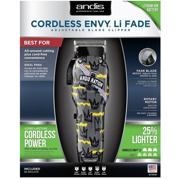 ANDIS - Cordless Envy Li Fade Adjustable Blade Clipper