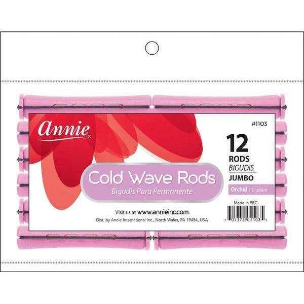 ANNIE - Professional Cold Wave Rods 12PCs JUMBO ORCHID #1103