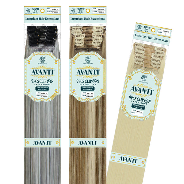 AVANTI - HUMAN BLEND HAIR CLIP-IN EXTENSION 18