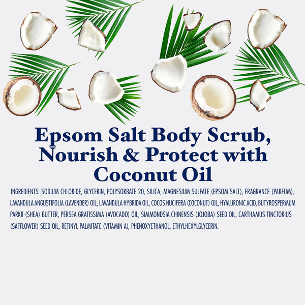 DR. TEALS - Epsom Salt Body Scrub Nourish & Protect W/ Coconut Oil