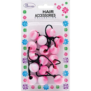BLOSSOM - Hair Accessories Hair Knockers TWO TONE 8PCs PINK #PPPTONPIN