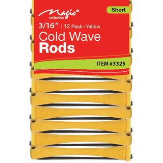 MAGIC COLLECTION - Cold Wave Rod Short Yellow 3/16" 12PCs