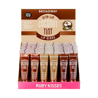 KISS - Ruby Kisses Broadway Tinted Lip Gloss COCONUT - CHOCOLATE