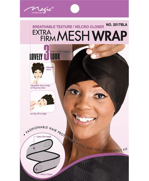 MAGIC COLLECTION - Extra Firm Mesh Wrap BLACK