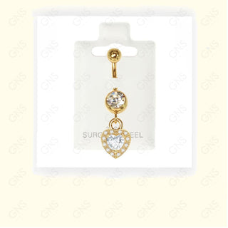 GNS - Gold Dangle Belly Ring BL125G