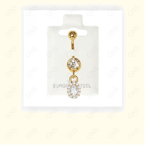 GNS - Gold Dangle Belly Ring BL138G