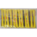 ANNIE - Professional Cold Wave Rods 12PCs LONG YELLOW #1108