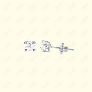 GNS - Silver X-Small Round Stud Earrings (CURS03S)