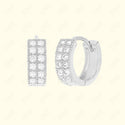 GNS - SILVER EARRINGS HUGGIE (CZ602S)