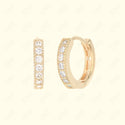 GNS - GOLD EARRINGS HUGGIE (CZ604G)