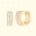 GNS - GOLD EARRINGS HUGGIE (CZ605G)