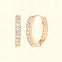 GNS - GOLD EARRINGS HUGGIE (CZ607G)