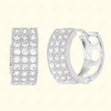 GNS - SILVER EARRINGS HUGGIE (CZ609S)