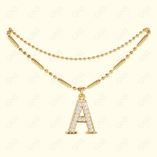 GNS - ANKLET INITIAL GOLD