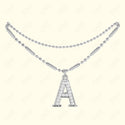 GNS - ANKLET INITIAL SILVER