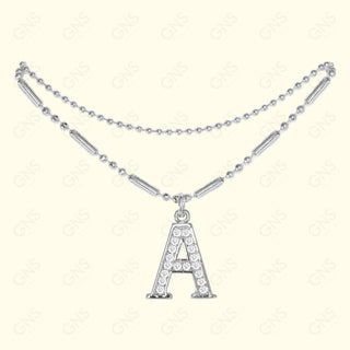 GNS - ANKLET INITIAL SILVER
