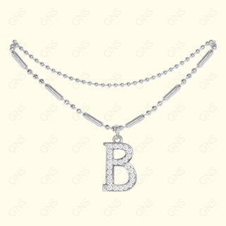 GNS - ANKLET INITIAL SILVER