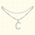 GNS - ANKLET INITIAL SILVER