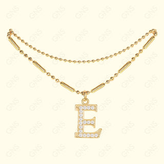 GNS - ANKLET INITIAL GOLD