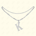 GNS - ANKLET INITIAL SILVER