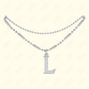GNS - ANKLET INITIAL SILVER