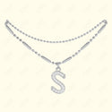 GNS - ANKLET INITIAL SILVER