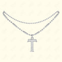 GNS - ANKLET INITIAL SILVER