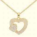 GNS - Silver Heart Necklace (CZN58G)